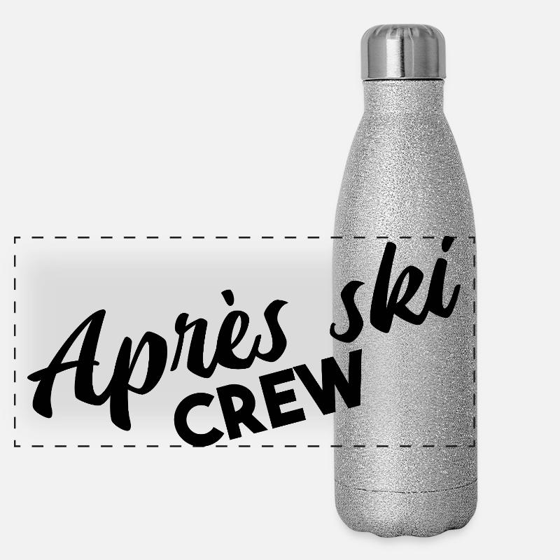 Après Ski Crew Party Vibes Panoramic Glitter Thermal Bottle 500 ml