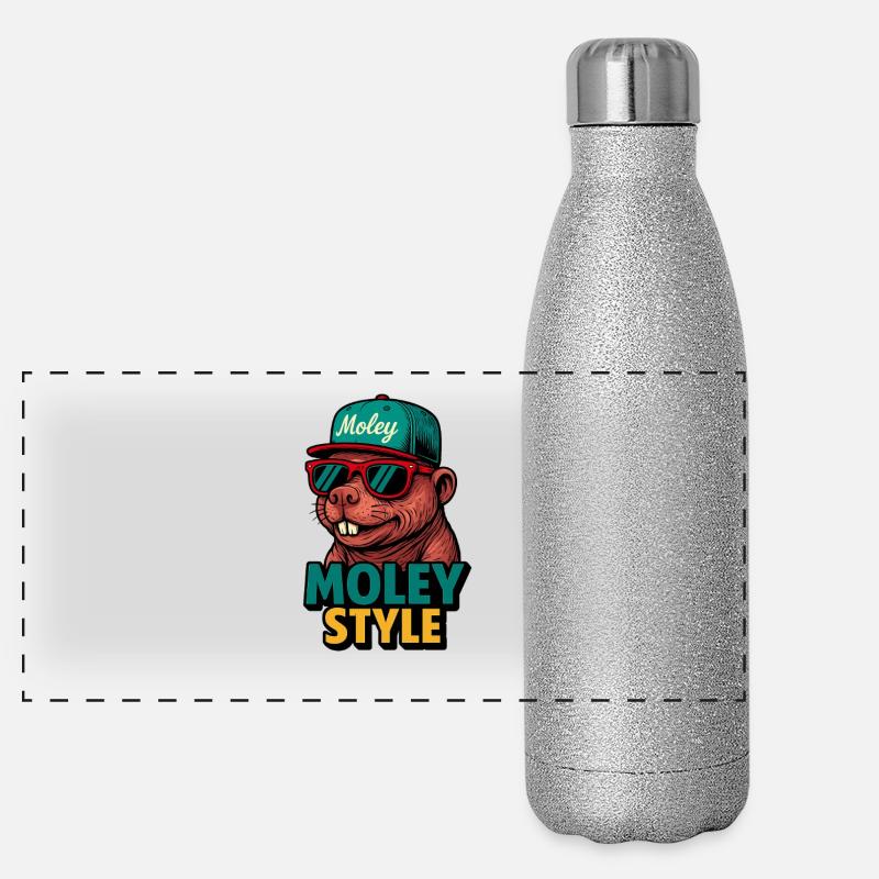 Casquette rétro Monkey Style Moley Gourde isotherme panoramique pailletée 500 ml