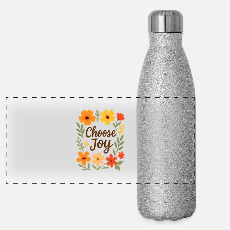 Choose Joy Panoramic Glitter Thermal Bottle 500 ml