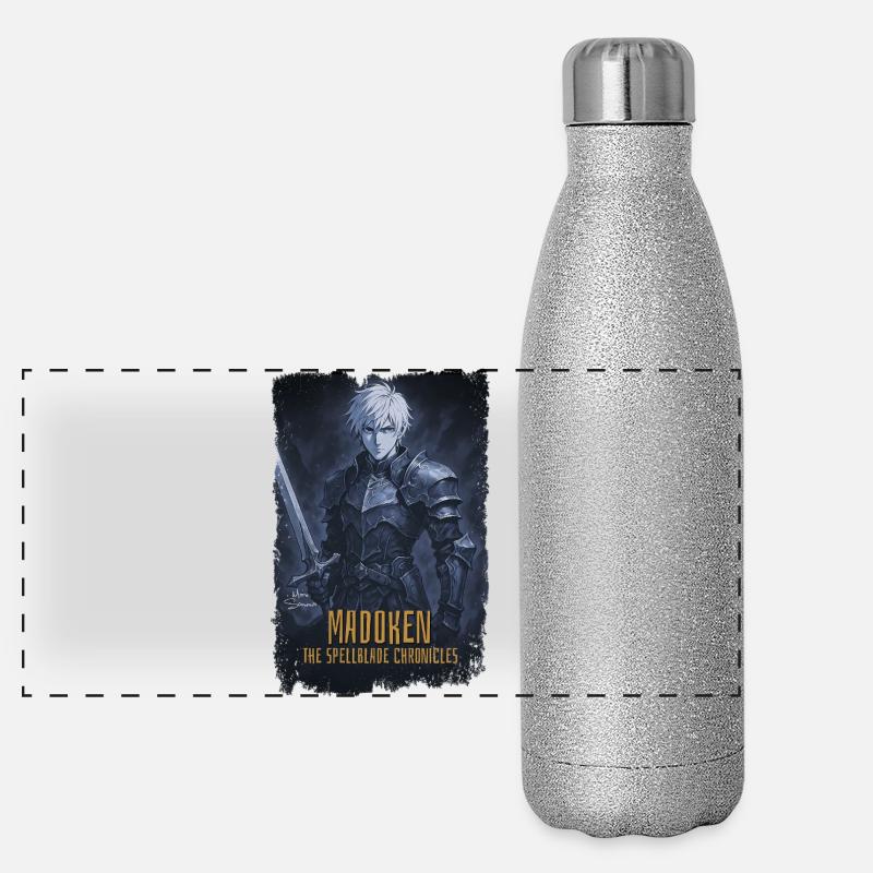 Chevalier des Chroniques de la Lame de Sortilège Gourde isotherme panoramique pailletée 500 ml