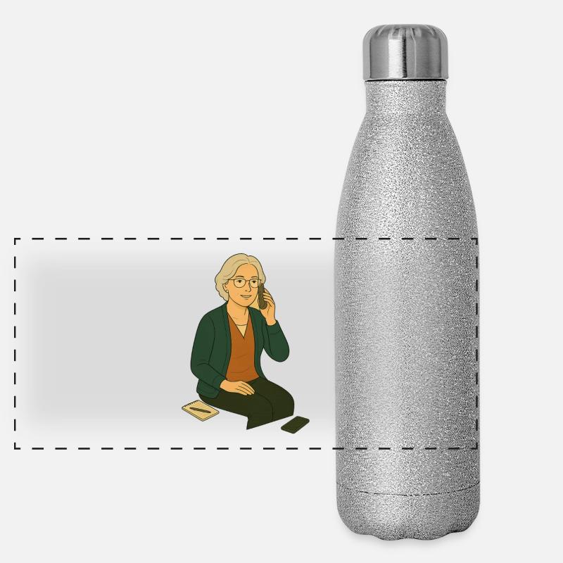 Mamie Karin Gourde isotherme panoramique pailletée 500 ml