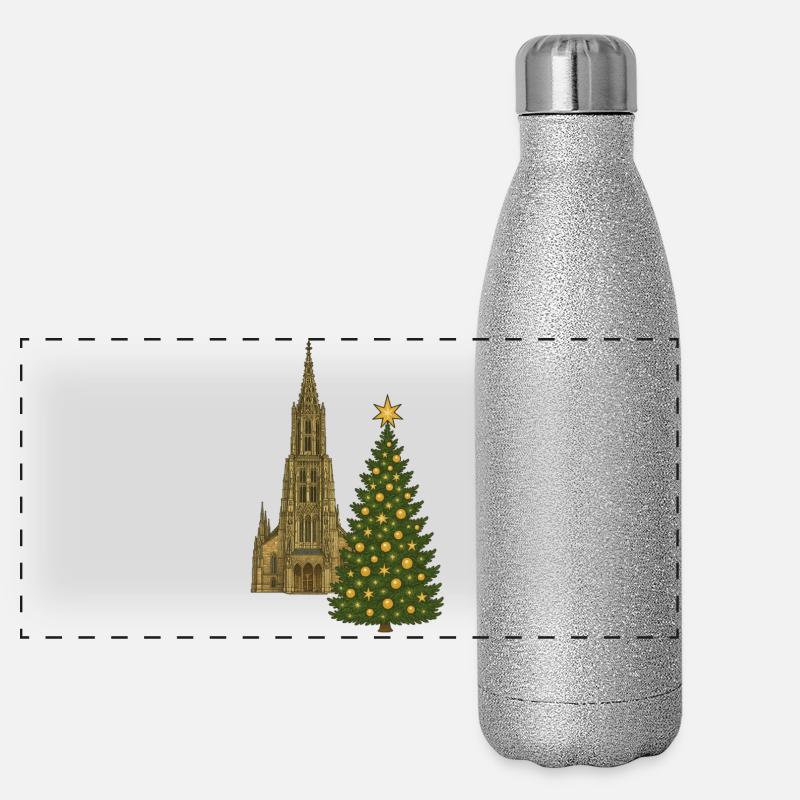 Marché de Noël d’Ulm | Cathédrale d’Ulm Gourde isotherme panoramique pailletée 500 ml