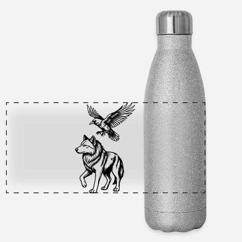 Wolf & Raven Panoramic Glitter Thermal Bottle 500 ml
