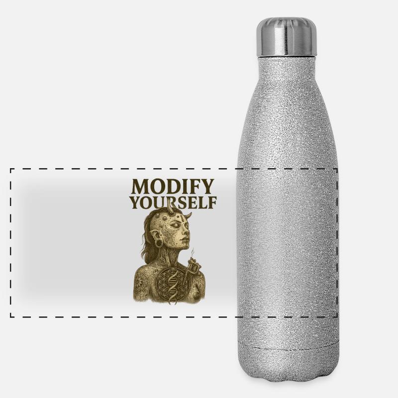 Change Tattoo Gourde isotherme panoramique pailletée 500 ml