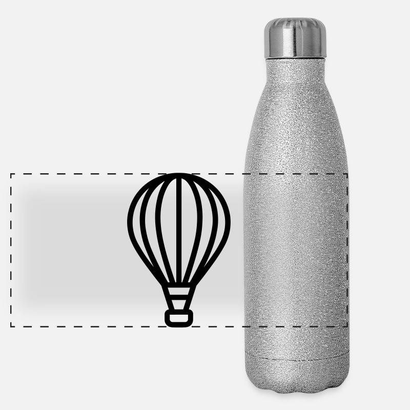 montgolfière Gourde isotherme panoramique pailletée 500 ml