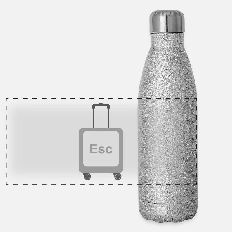 Escape Mode – ESC Key Panoramic Glitter Thermal Bottle 500 ml
