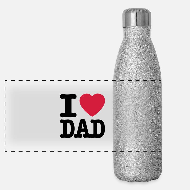 i love dad EN Panoramic Glitter Thermal Bottle 500 ml