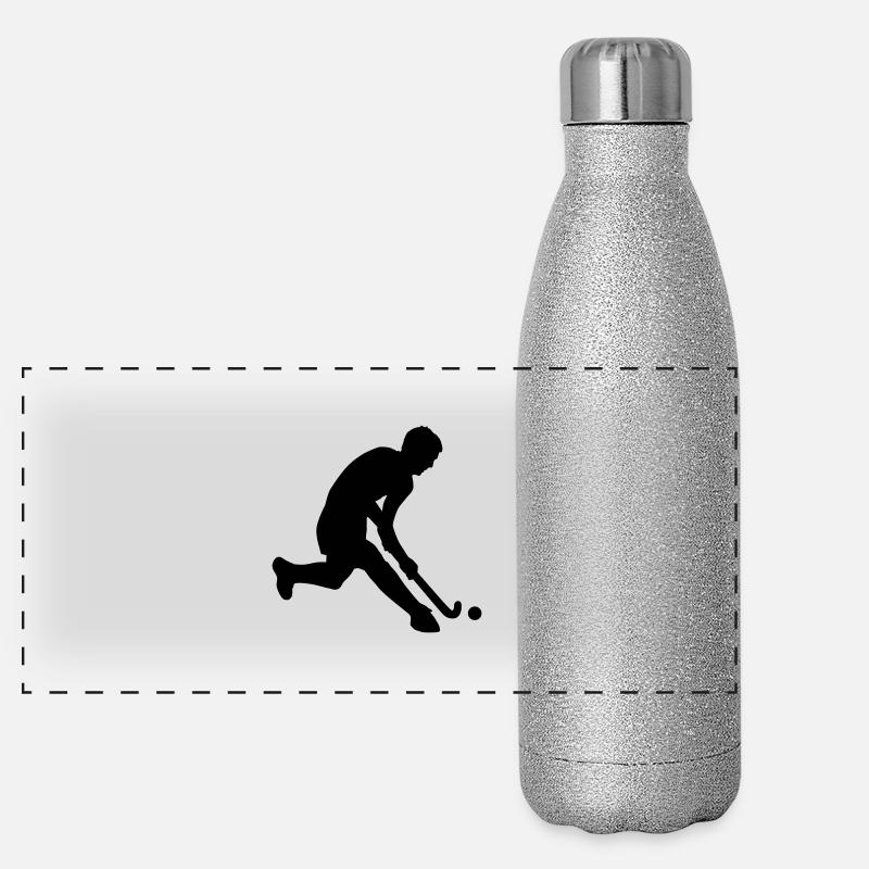herrenhockey_1c Panorama Glitzer Isolierflasche 500 ml