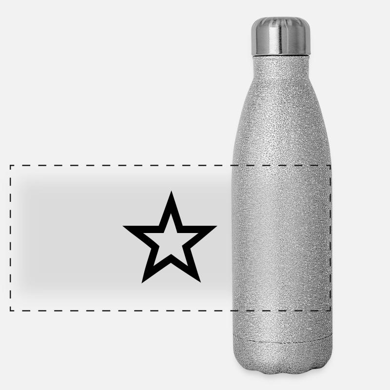 star Panoramic Glitter Thermal Bottle 500 ml