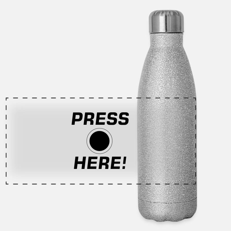 Press Here! Panorama Glitzer Isolierflasche 500 ml
