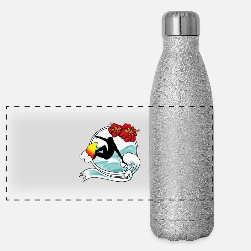 surf Panoramic Glitter Thermal Bottle 500 ml