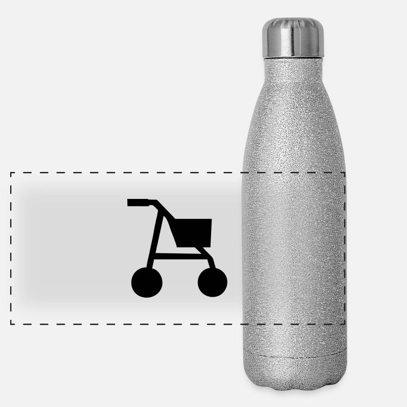 rollatoren symbol Panorama Glitzer Isolierflasche 500 ml