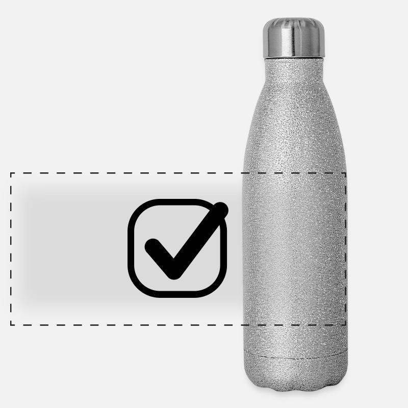checkmark Panorama Glitzer Isolierflasche 500 ml