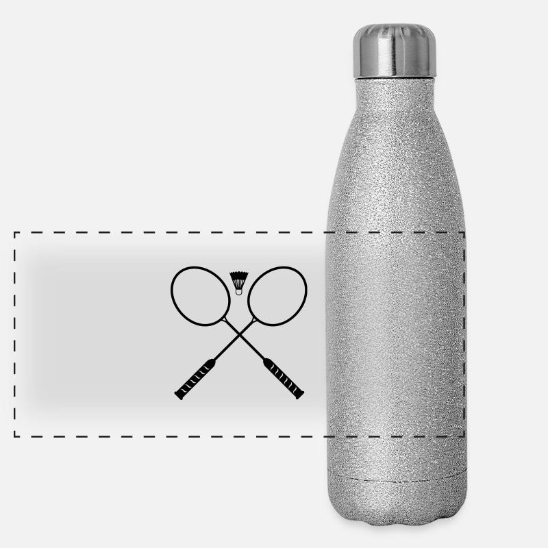 badminton_play_f1 Gourde isotherme panoramique pailletée 500 ml
