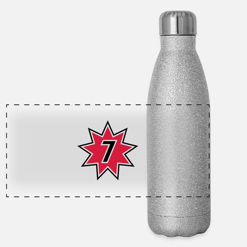 7 Gourde isotherme panoramique pailletée 500 ml