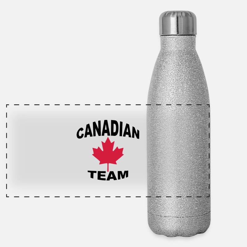 Kanadische Team Panorama Glitzer Isolierflasche 500 ml
