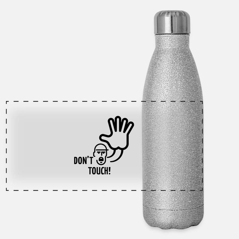 Ne touchez pas Gourde isotherme panoramique pailletée 500 ml