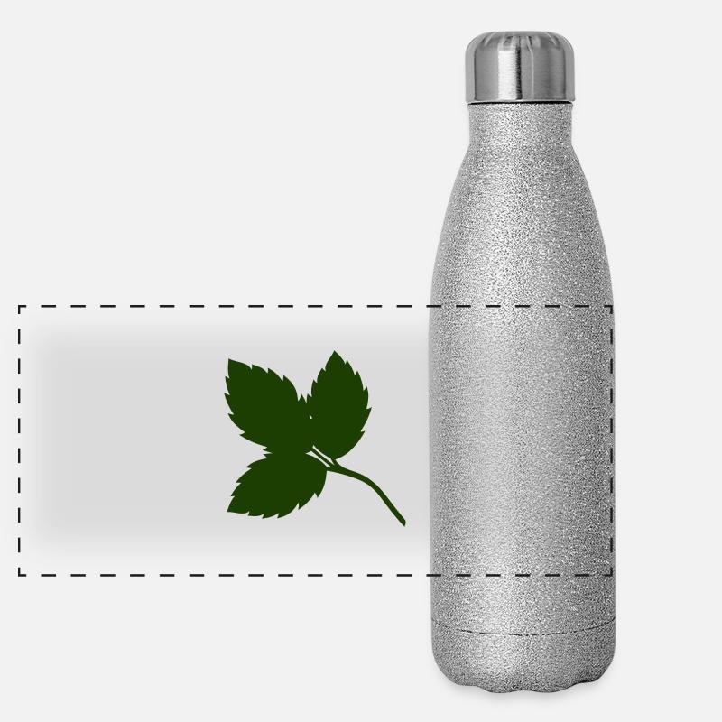 Rosenblätter 2 Panorama Glitzer Isolierflasche 500 ml