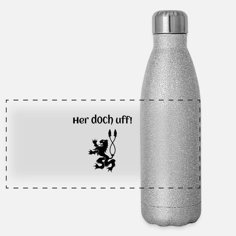 Pälzer Worte Panorama Glitzer Isolierflasche 500 ml