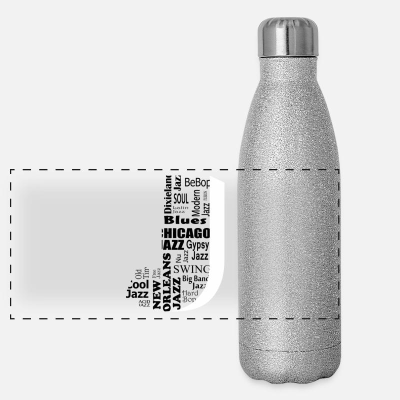 Jazz Gourde isotherme panoramique pailletée 500 ml