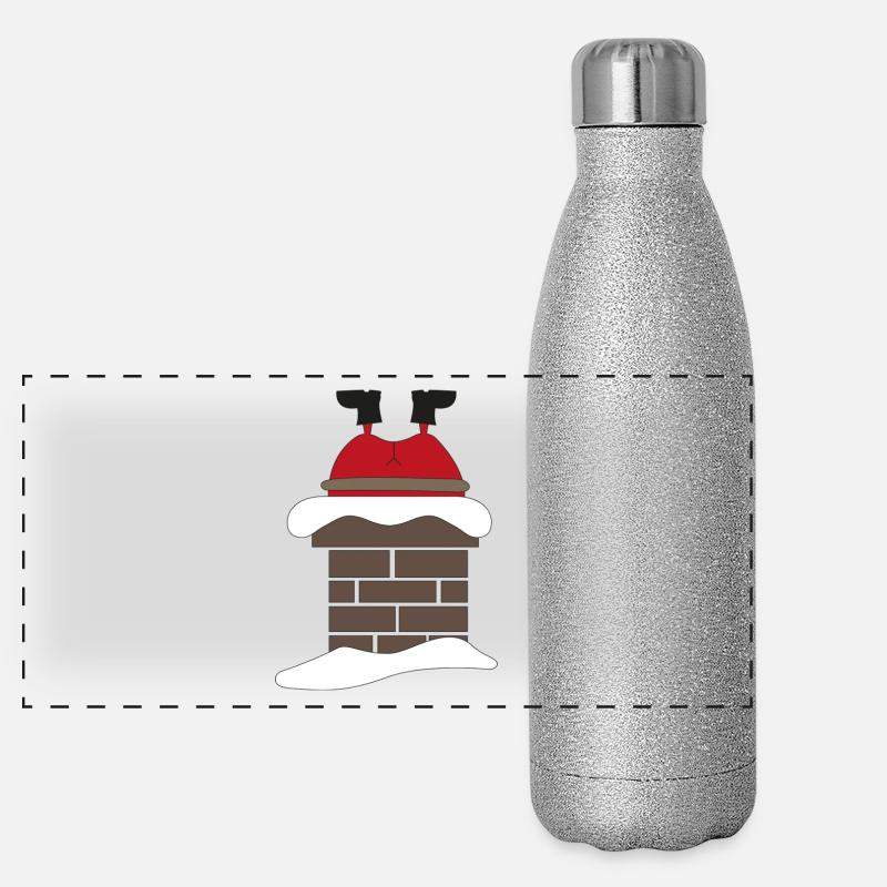 Noël Gourde isotherme panoramique pailletée 500 ml