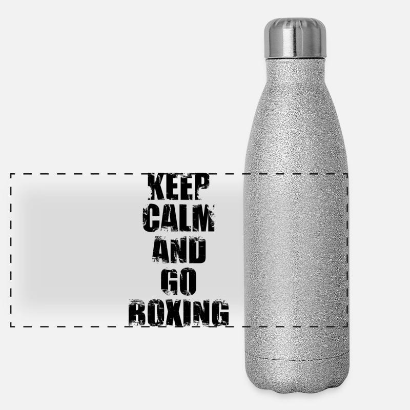 Boxing Motivation Panoramic Glitter Thermal Bottle 500 ml
