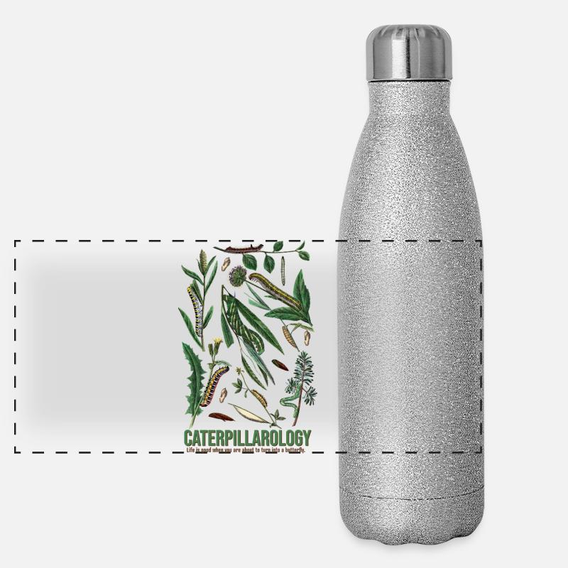 Caterpillarology Nature Study Panoramic Glitter Thermal Bottle 500 ml