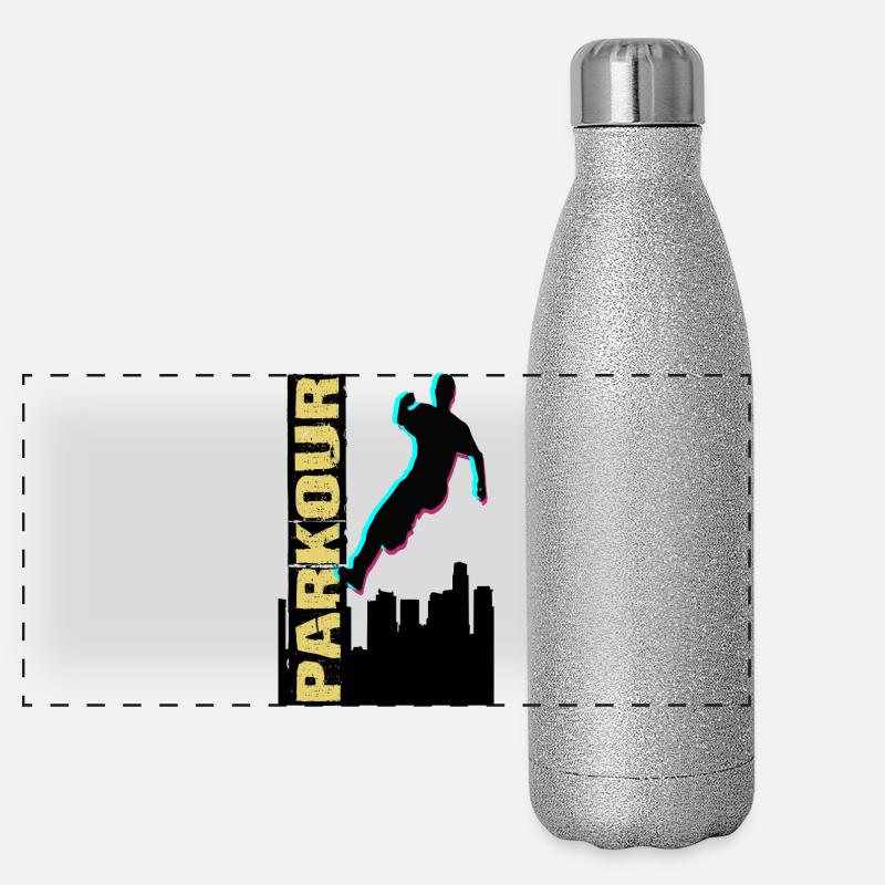 Parkour Gourde isotherme panoramique pailletée 500 ml
