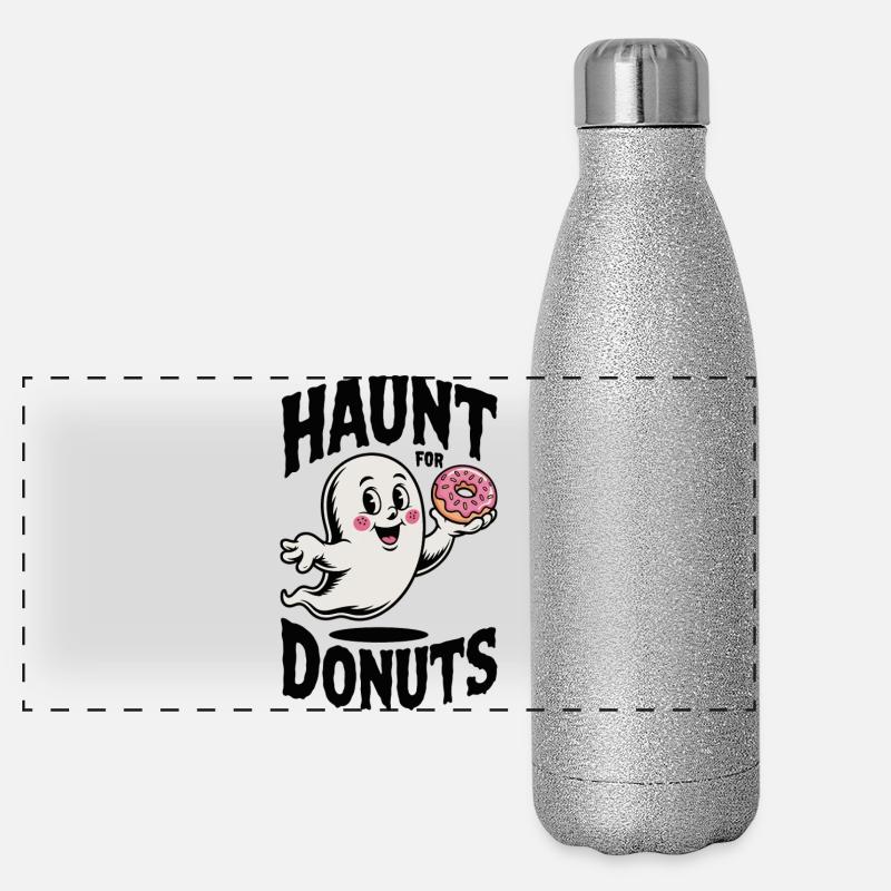Hanter les beignets Gourde isotherme panoramique pailletée 500 ml