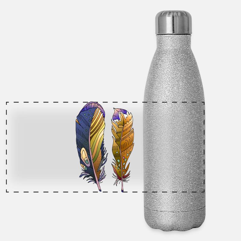 Panorama Glitzer Isolierflasche 500 ml