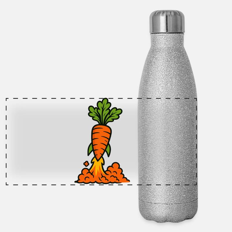 Mode de lancement Carrot Gourde isotherme panoramique pailletée 500 ml