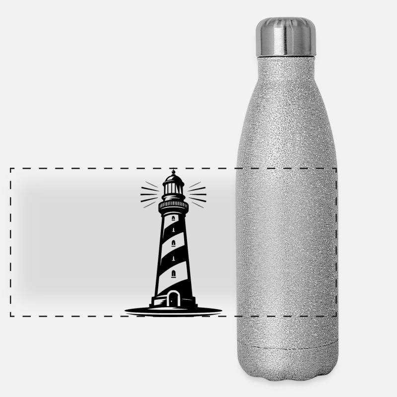 lighthouse Panoramic Glitter Thermal Bottle 500 ml