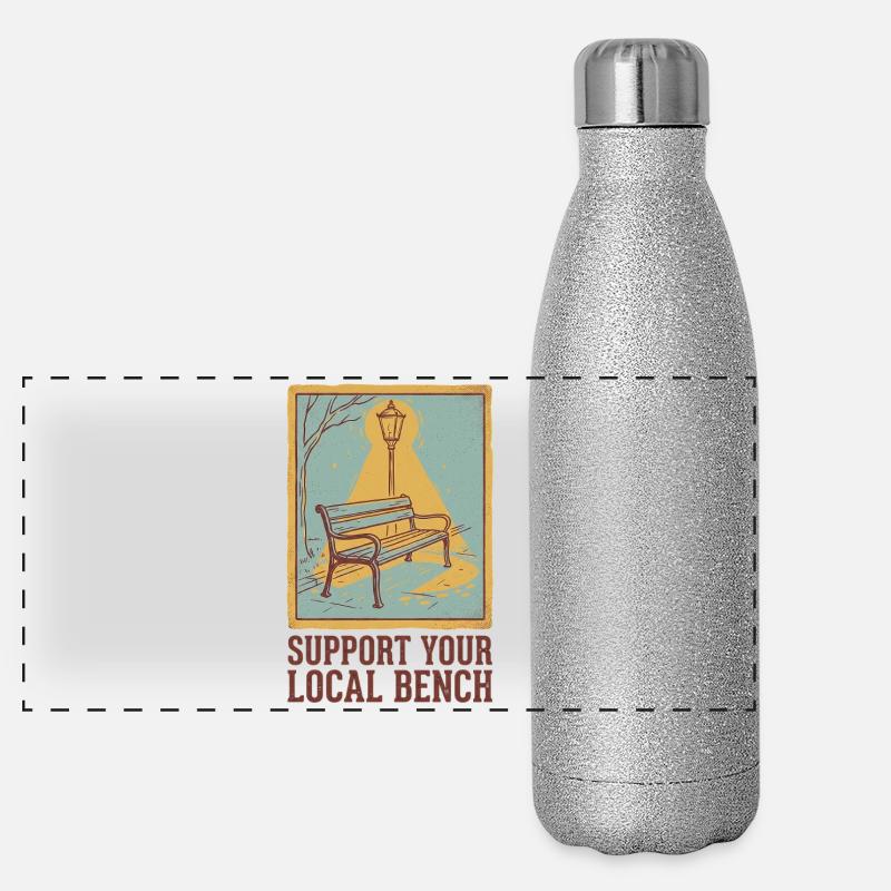 Support Bench Panoramic Glitter Thermal Bottle 500 ml