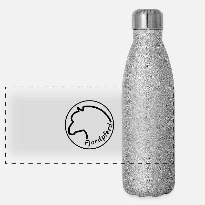 Fjordkopf Panorama Glitzer Isolierflasche 500 ml