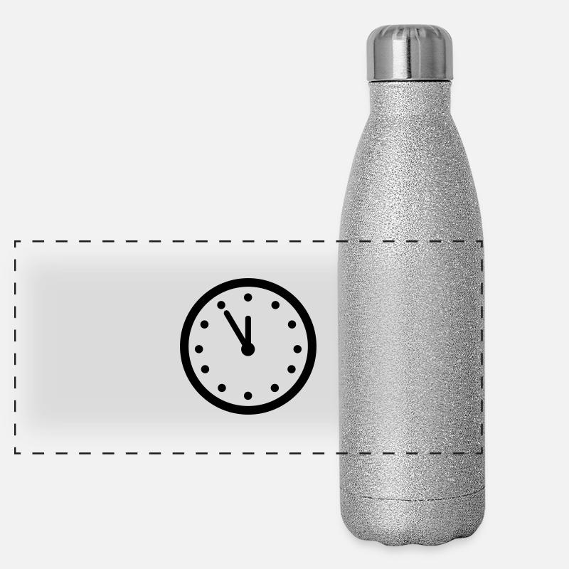 Clock - Line Panoramic Glitter Thermal Bottle 500 ml