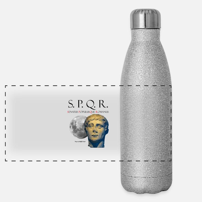 SPQR LUNAR Schürzen Panorama Glitzer Isolierflasche 500 ml