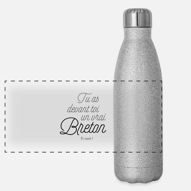 un vrai breton Gourde isotherme panoramique pailletée 500 ml