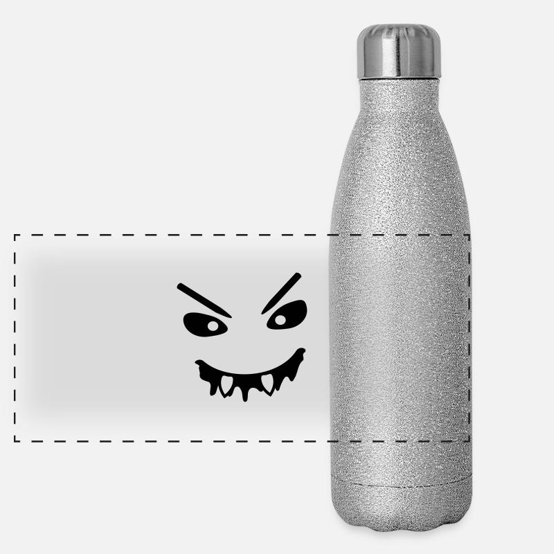 vampir Panorama Glitzer Isolierflasche 500 ml