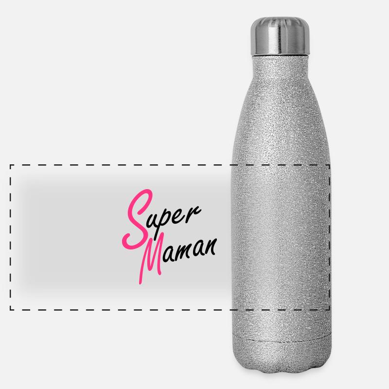 Super Maman Panorama Glitzer Isolierflasche 500 ml