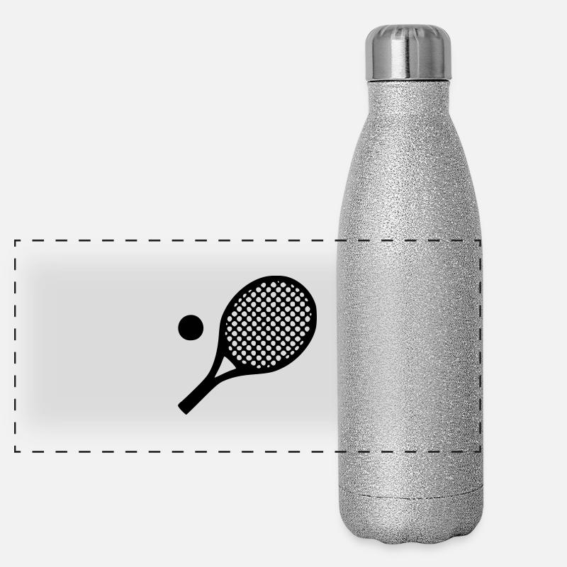 racket de tennis Gourde isotherme panoramique pailletée 500 ml