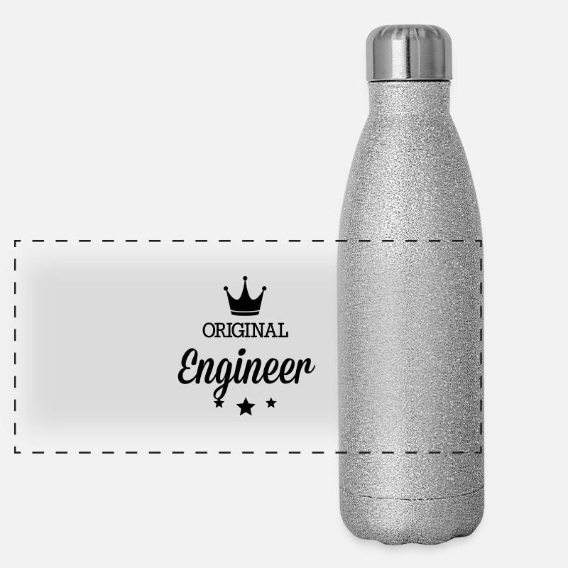 Original 3 étoiles luxe ingénieur Gourde isotherme panoramique pailletée 500 ml