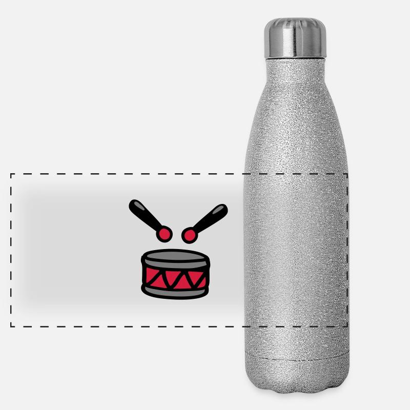 Trommel 3 Panorama Glitzer Isolierflasche 500 ml