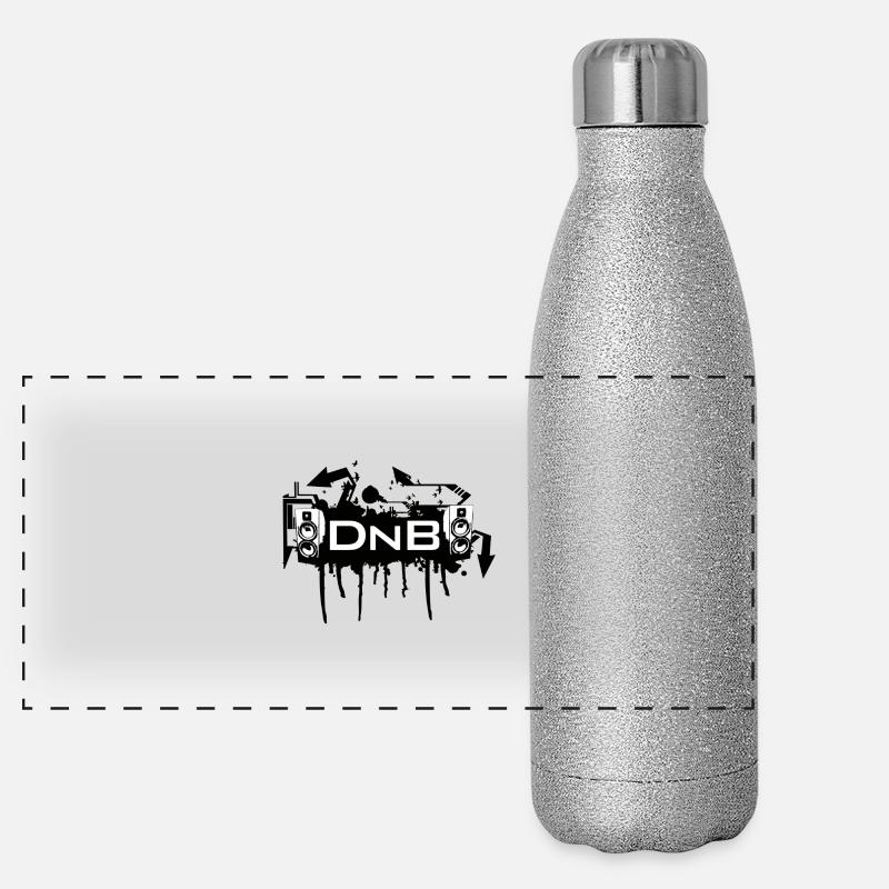 Drum and Bass Gourde isotherme panoramique pailletée 500 ml