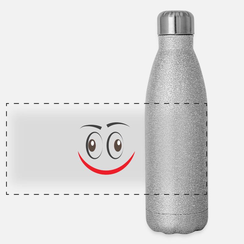 Funny face Panoramic Glitter Thermal Bottle 500 ml