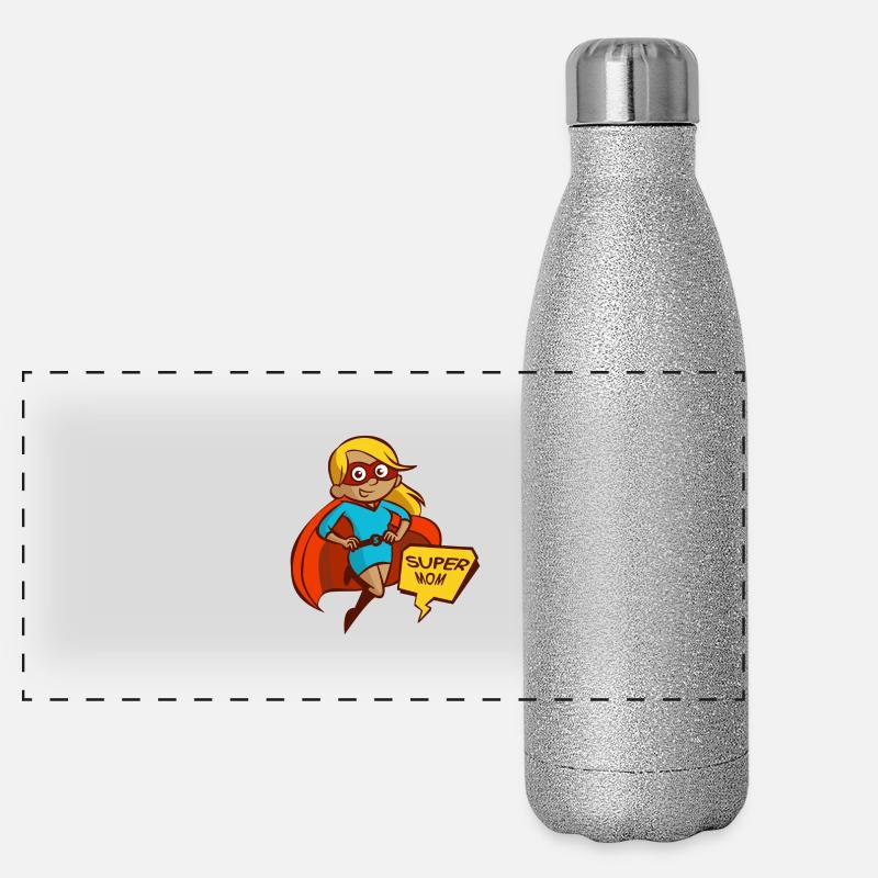 Super Mom Panoramic Glitter Thermal Bottle 500 ml