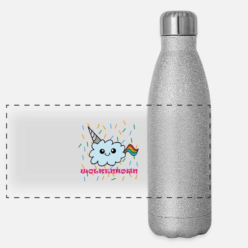 Wolkenhorn Panorama Glitzer Isolierflasche 500 ml