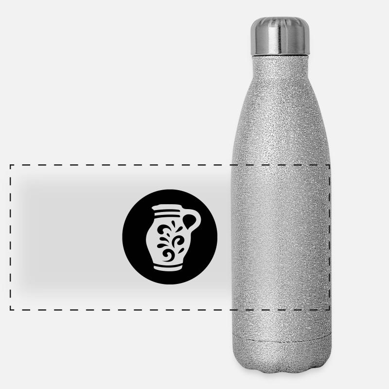 Frankfurter Bembel Panorama Glitzer Isolierflasche 500 ml