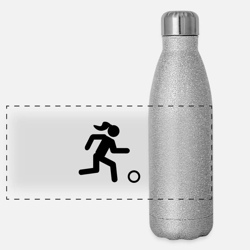 Foot - femmes Gourde isotherme panoramique pailletée 500 ml