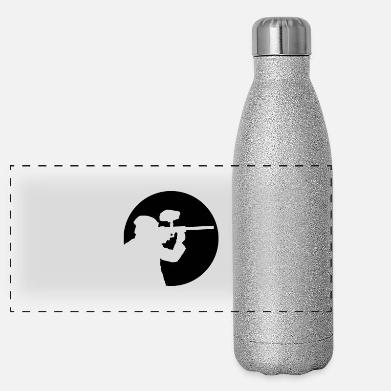 paintball Termoflaske i rustfrit stål med glimmer
