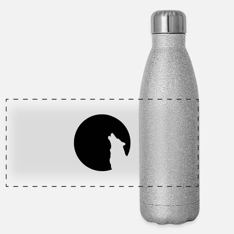 Solitaire Gourde isotherme panoramique pailletée 500 ml